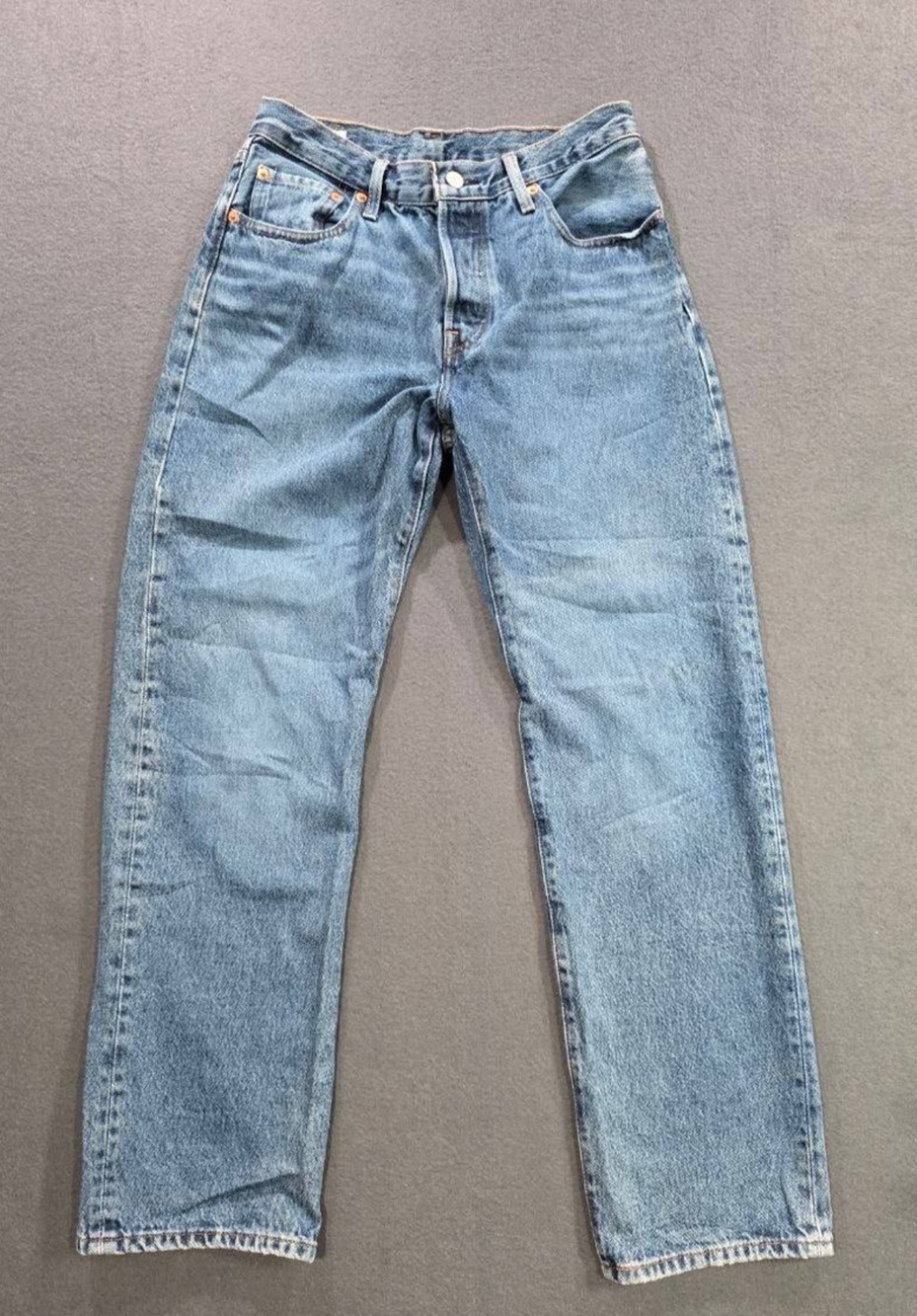 Vintage Y2K Levi's Y2K Jeans 501 Button Fly w26xL30 Blue A008463
